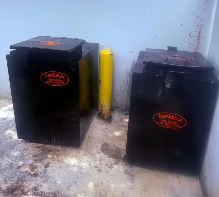 Grease-Beast-Bins-05 2 Grease Beast Barrel collection tanks side by side