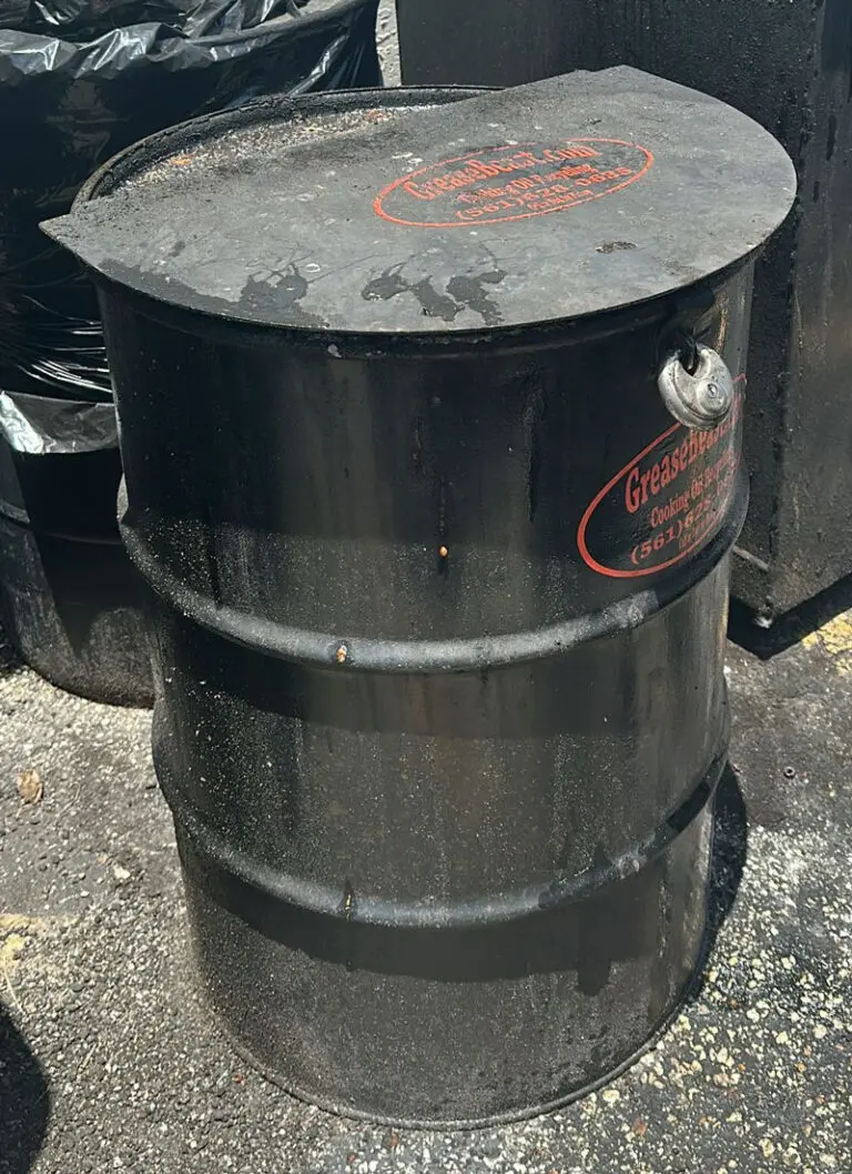 Grease-Beast-Bins-06 Grease Beast Barrel shaped collection tank